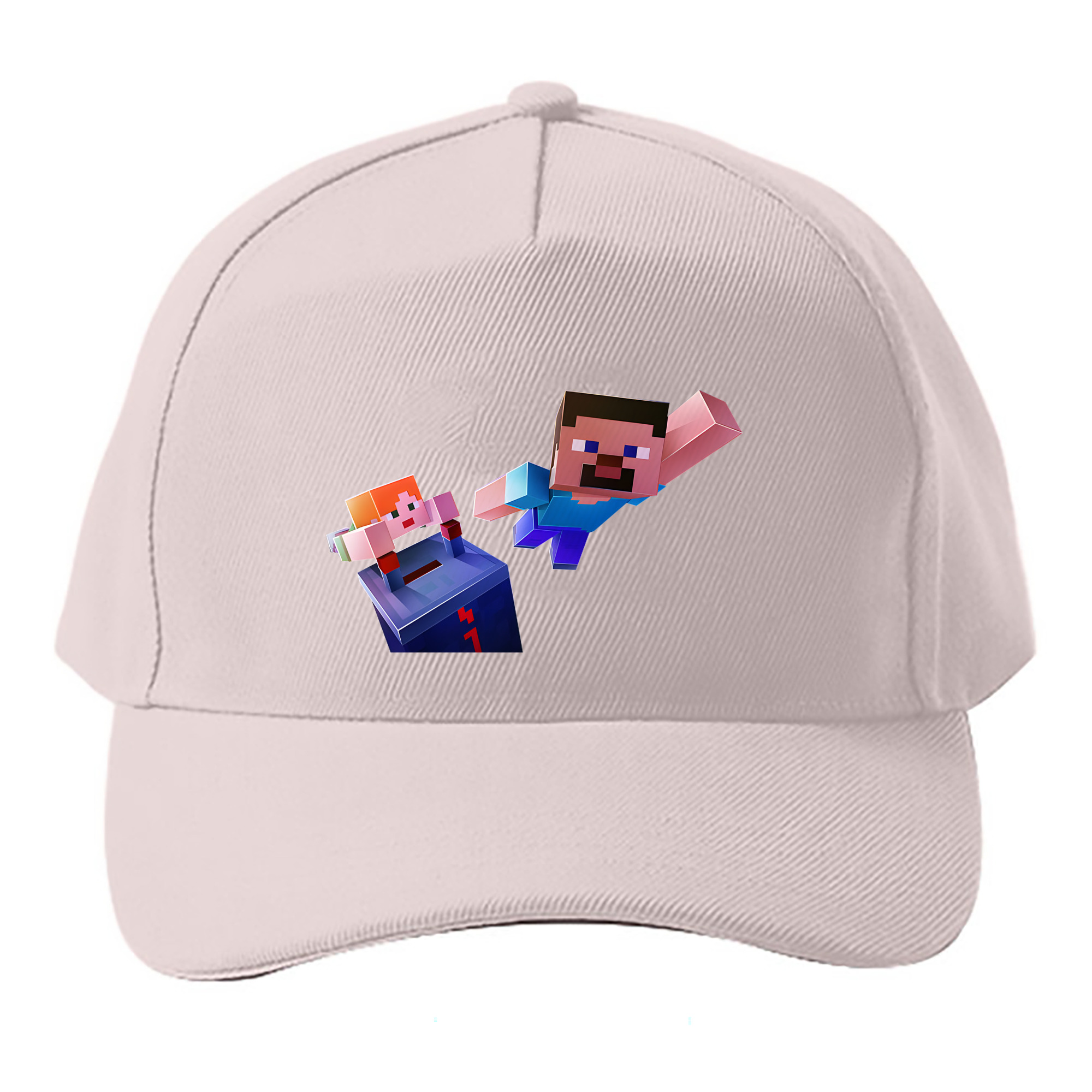 （画像用） マインクラフト ブロックの世界 Minecraft MC Block world ベースボールキャップ 綿100％ 男女兼用 帽子 スポーツ
